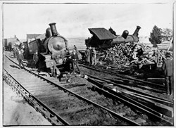 Railway accident, Trawalla, 3 February 1910