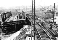Railway construction, Barwise Street, North Melbourne