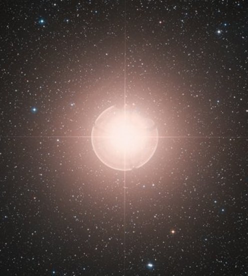 Image of red giant star Betelgeuse.