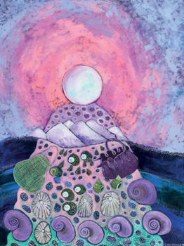 Artwork titled The Creation of Tasmania, Trowenna by Lisa Kennedy