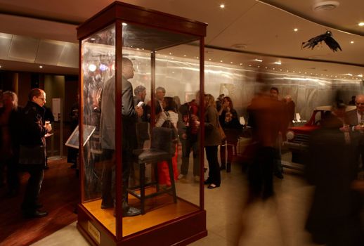 Performance of Jacky Jacky in a Box in Birrarung Gallery