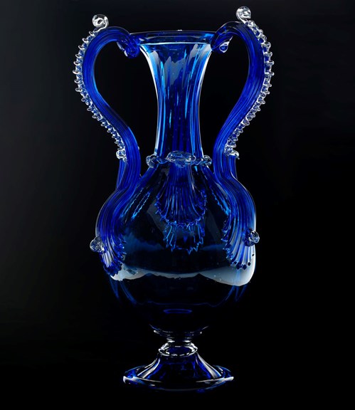 Vase - Glass, Compagnia Venezia-Murano, Venice, Italy, circa 1880