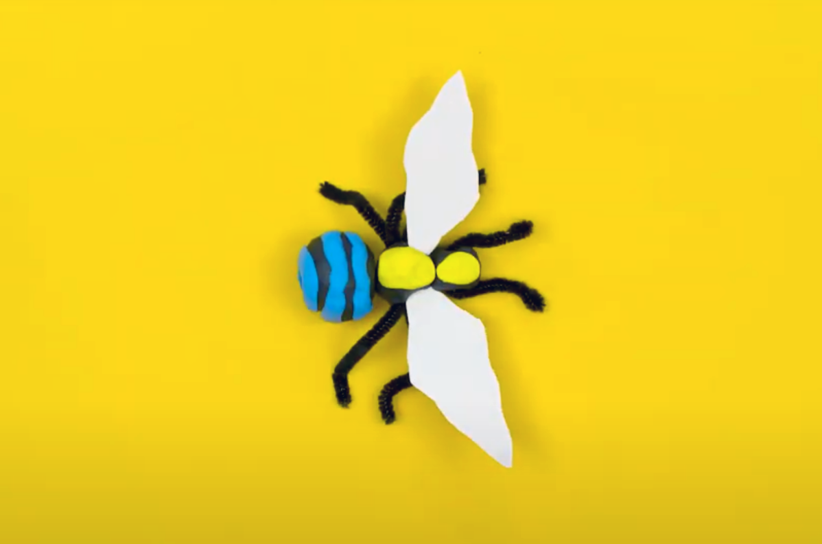Blue banded bee model