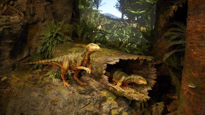 Dinosaurs animatronics display