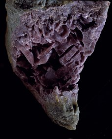 Axinite-(Fe) (Ferroaxinite) mineral from Lake Cooper quarry