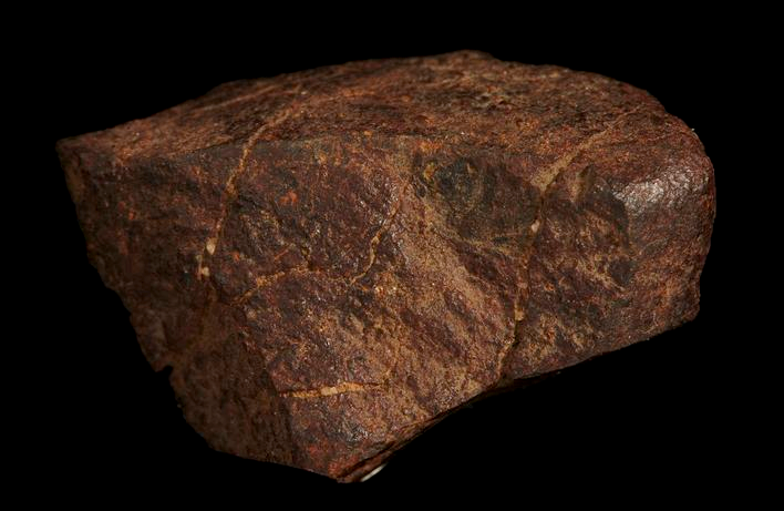 A reddish rock. 
