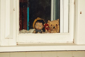 Pinocchio and Teddies in Window