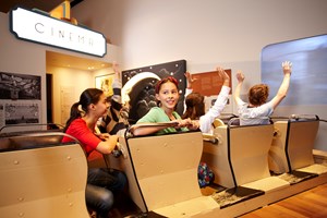 Children enjoying Luna Park interactive in Melbourne Story
