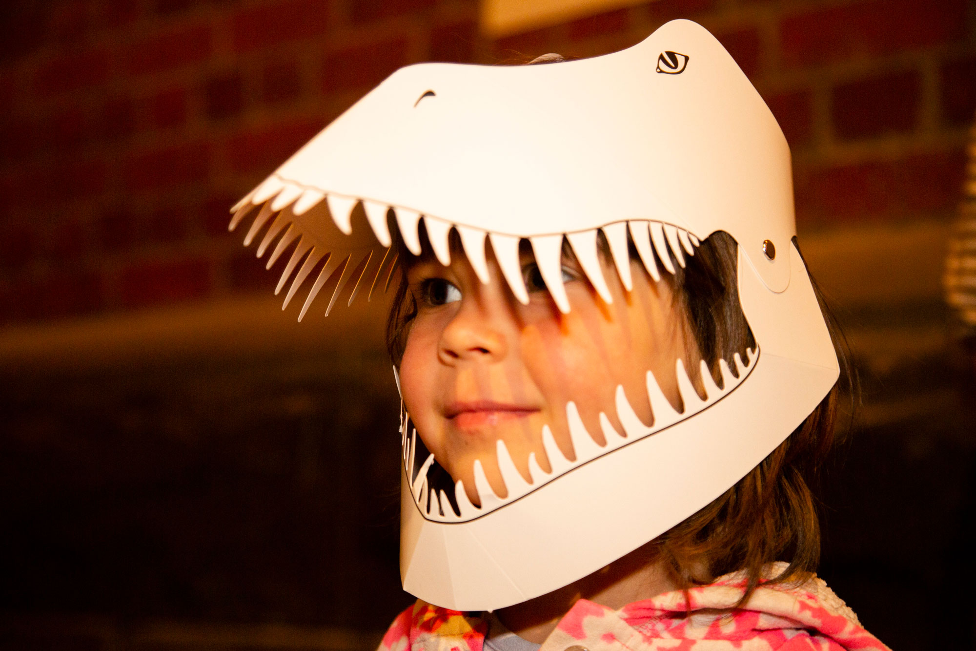 virtuel Sophie Aubergine Make your own T-rex mask - Melbourne Museum