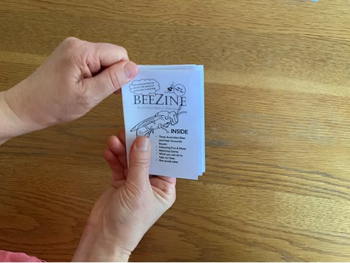 BeeZine folding instructions