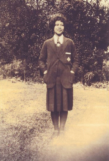 Seipa print of a girl wear her school uniform