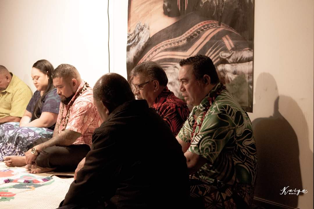 Group of people sitting in a circle