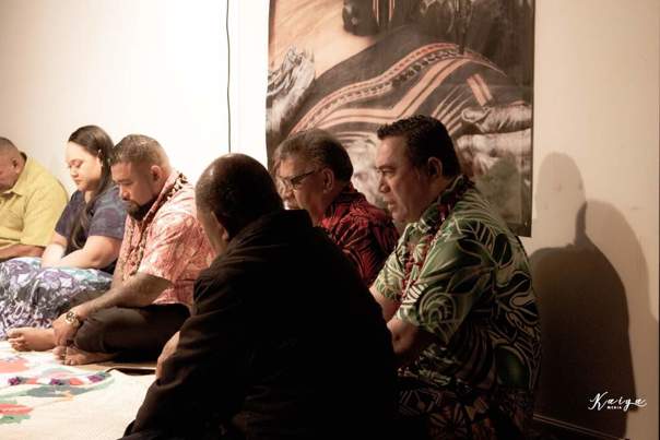 Group of people sitting in a circle