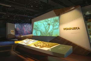 Entry to First Peoples exhibition at Bunjilaka, Melbourne Museum
