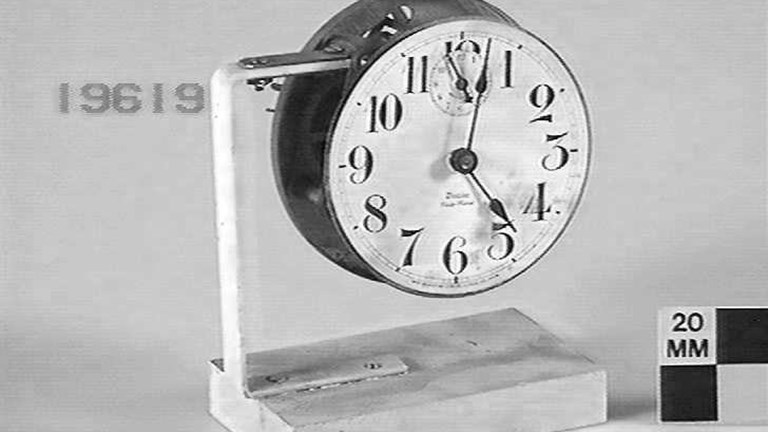 Alarm Clock - Western Clock Co, USA, 'Westclox Sleep Meter'