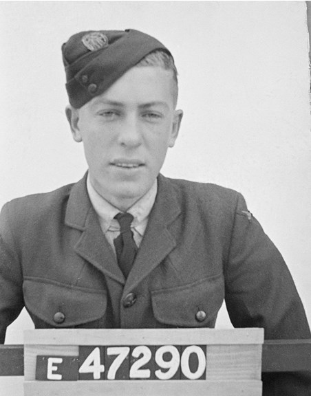 A young man in uniform