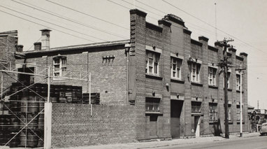 Brick building