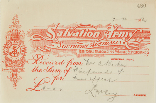 Paper receipt