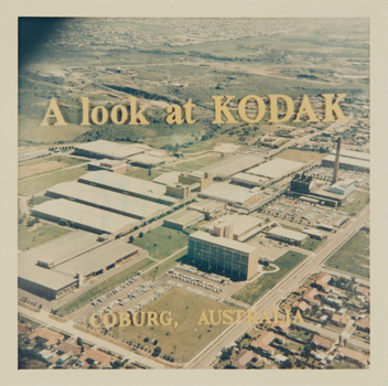 Aerial view of a large industrial site