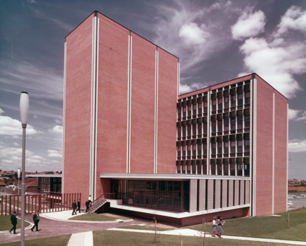 Exterior view of a office multi-level office building