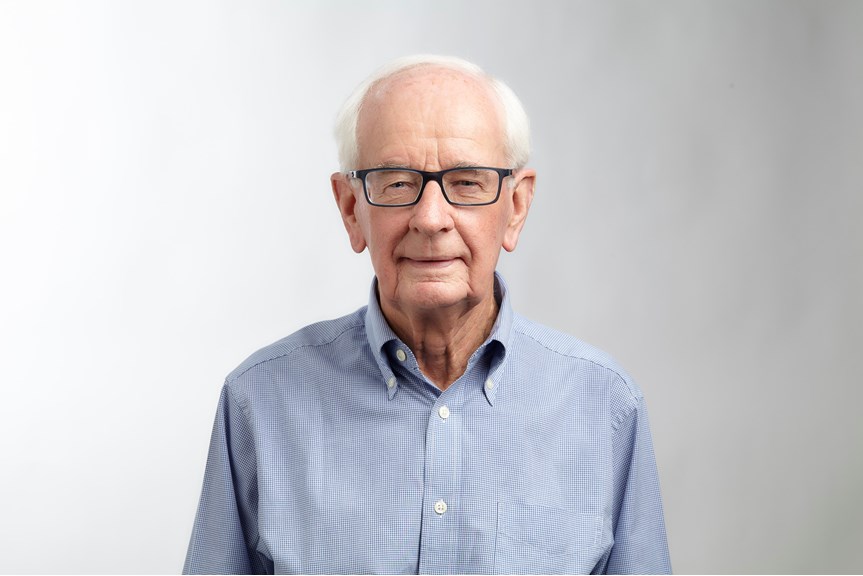 Portrait of volunteer and former Kodak Australasia employee, John Mitcham