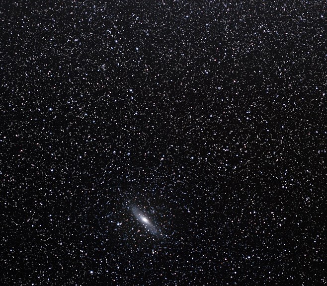 A small view of the Andromeda Galaxy