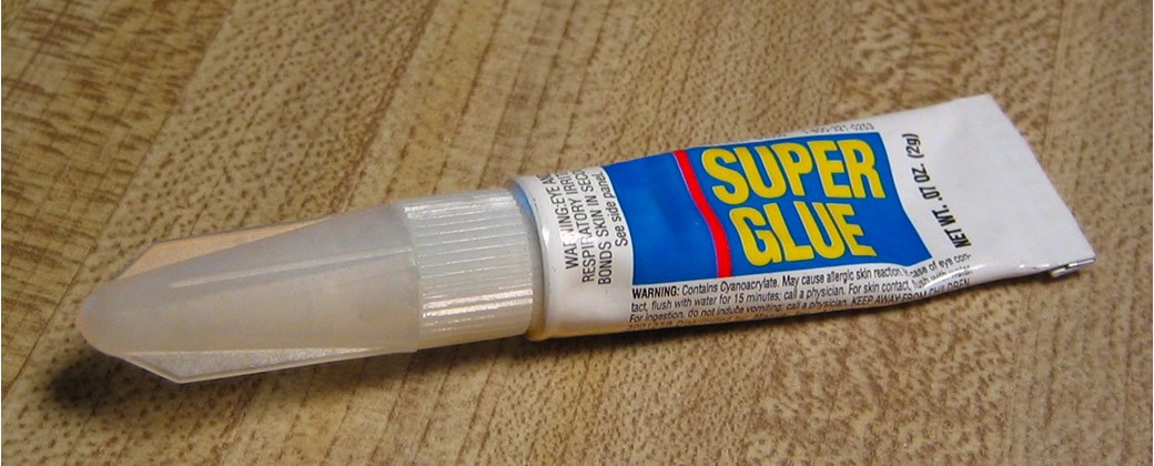 A tube of super glue