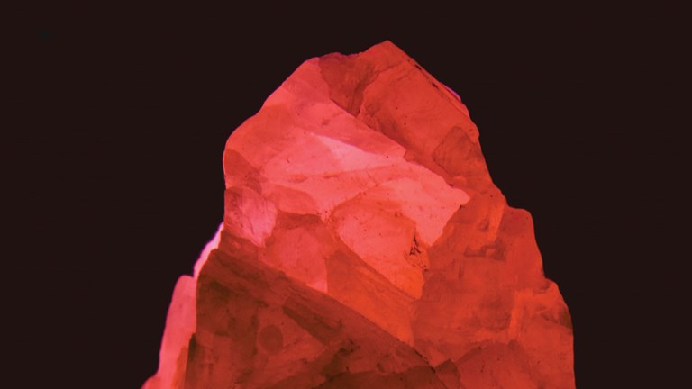 A red crystal