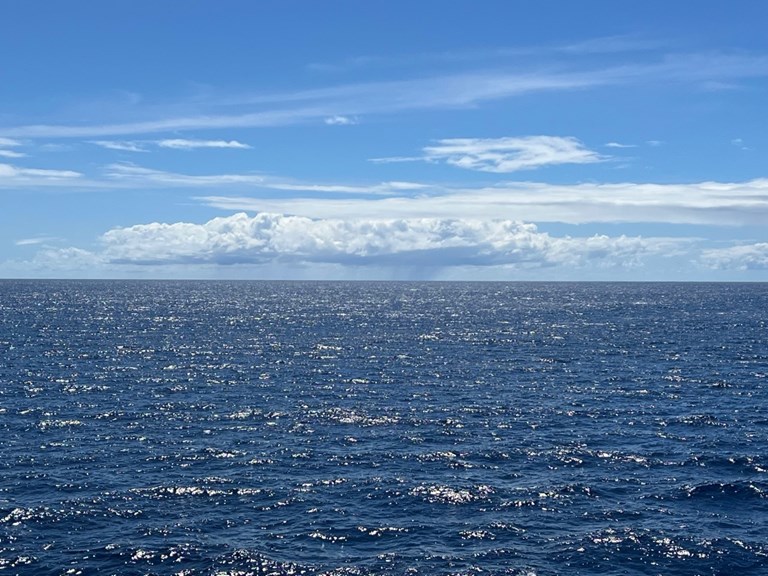 a photo of the open ocean