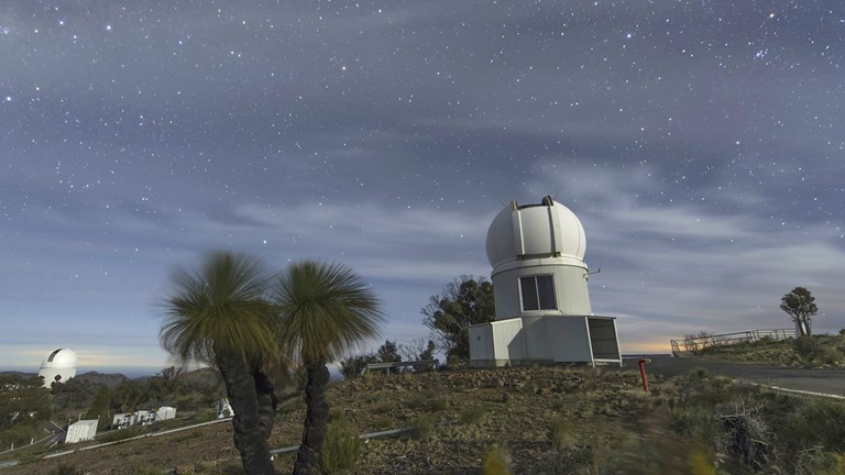 Image of SkyMapper an automated wide-field survey telescope sited under the dark skies of Siding Spring Observatory near Coonabarabran, in central NSW.