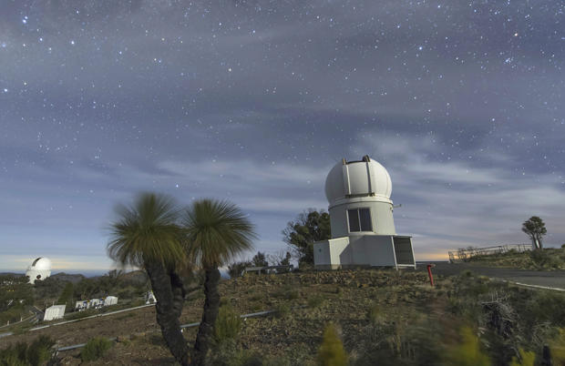 Image of SkyMapper an automated wide-field survey telescope sited under the dark skies of Siding Spring Observatory near Coonabarabran, in central NSW.