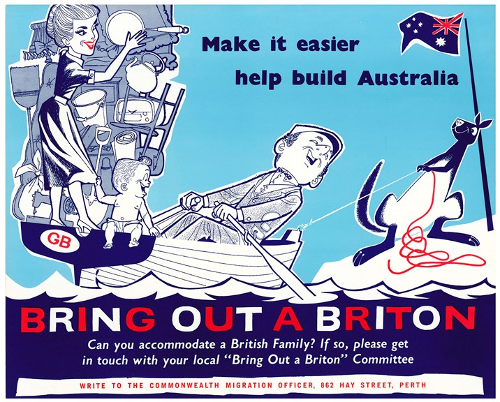 Bring Out a Briton campaign advertisement, 1950s. 