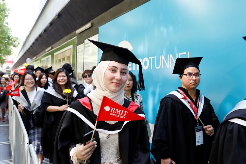 International students graduation, RMIT, Melbourne, 2019. 