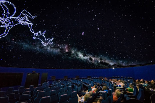Constellation on Planetarium dome