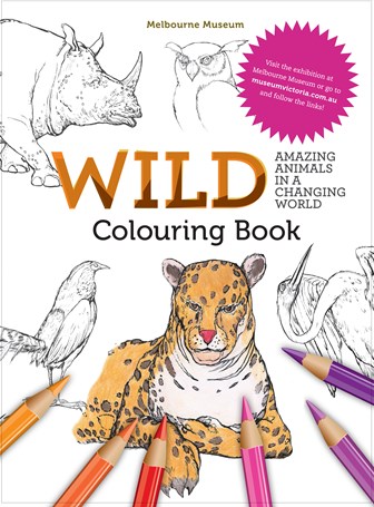 Cover of Wild Colouring Book