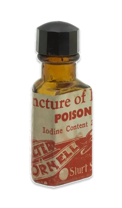 Bottle - F.K. Chemical Co., Tincture of Iodine, circa 1950