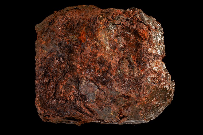 A rusty rock