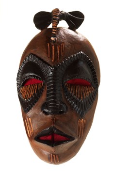 Carved wooden mask - Traditional Elephant Man.