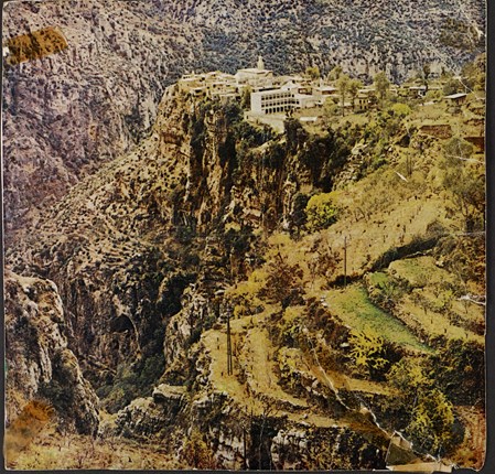 Town of Hadchit, Lebanon, ca. 1960.
