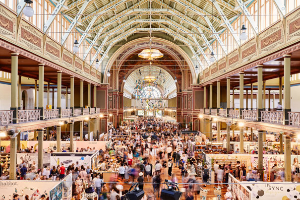 Crowd in the Royal Exhibition