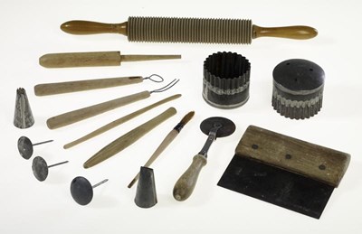 Pastry making and decorating tools used by Karl, 1930s-1950s