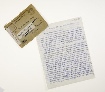 Letter to Karl from his sister Maria, 1944.