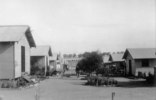 Living Huts at Tatura Camp 1, 1943.