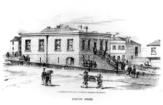 Illustration of Custom House 1853