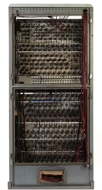 computer cabinet showing valves