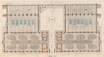 "Ground plan": detail of a print of a hand-coloured general arrangement drawing by Christian Kussmaul of the Melbourne & Metropolitan Board of Works sewerage pumping station at Spotswood