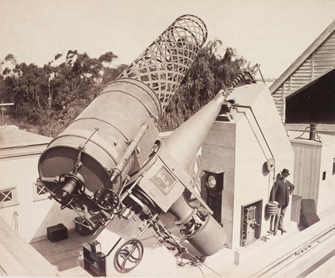 A large telescope.