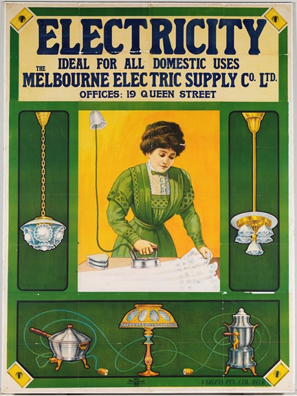 Poster - Electricity, The Melbourne Electric Supply Co Ltd.