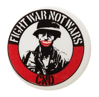 Badge, Fight War Not Wars, circa 1978-1988.