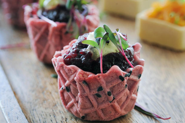 Beetroot Tartlet.